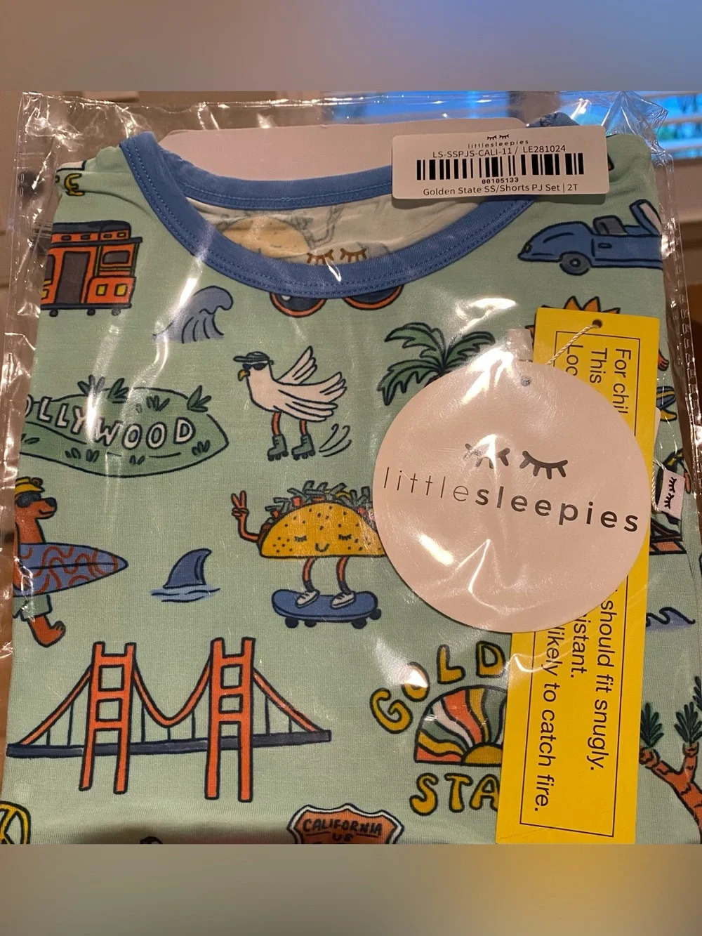 Asst. Little Sleepies Toddler Girls SS-Shorts PJ sets & 1 Pixar dress NWT